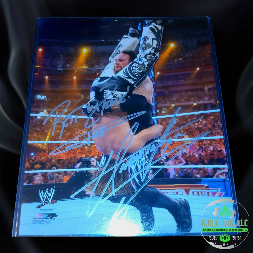 *Wwe The Undertaker Signed Autographed & Inscribed ’Rest In Peace!’ Tombstone Vs Hbk 8X10