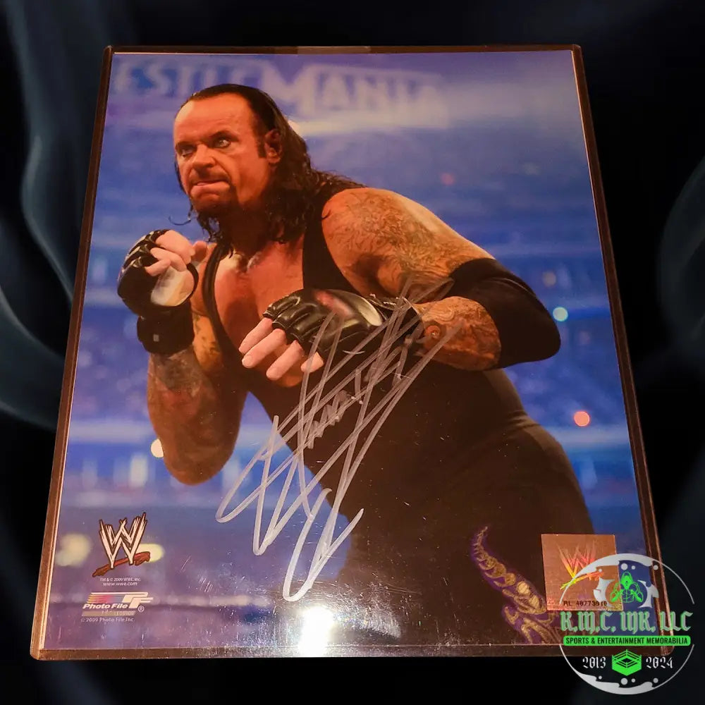 *Wwe The Undertaker Signed Autographed Mania25 8X10 Photofile* #Taker84
