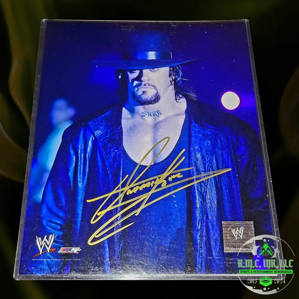 *Wwe The Undertaker Signed Autographed Vintage 8X10 Photofile* #Taker67