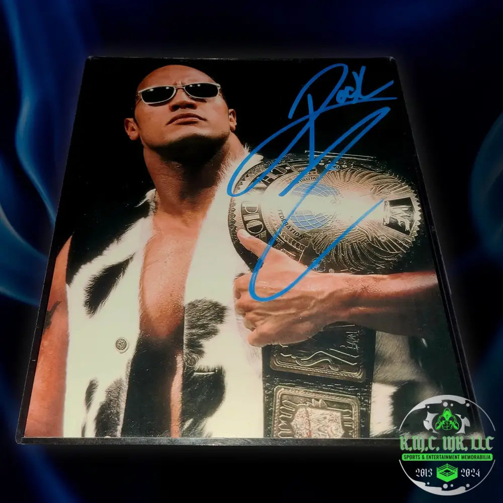 *Wwe/Wwf The Rock Signed Autographed Vintage 8X10 Photo #Rock14*