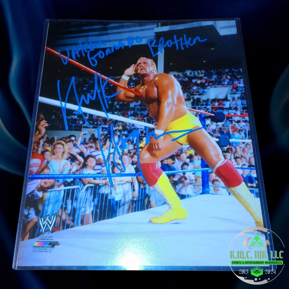 *Wwf/Wwe Hulk Hogan Signed Autographed & Inscribed ’Whatcha Gonna Do Brother!’ 8X10 Photofile