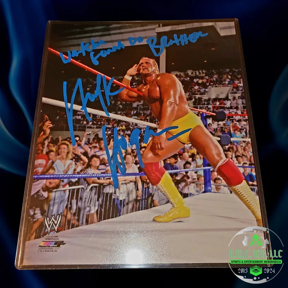 *Wwf/Wwe Hulk Hogan Signed Autographed & Inscribed ’Whatcha Gonna Do Brother!’ 8X10 Photofile