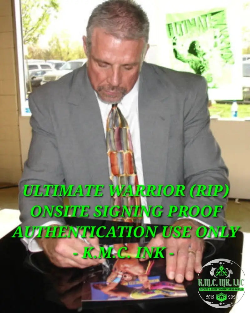 *Wwf/Wwe Ultimate Warrior Signed Autographed 8X 10 Photo Gorilla Slam W/ Project Holo* #War152