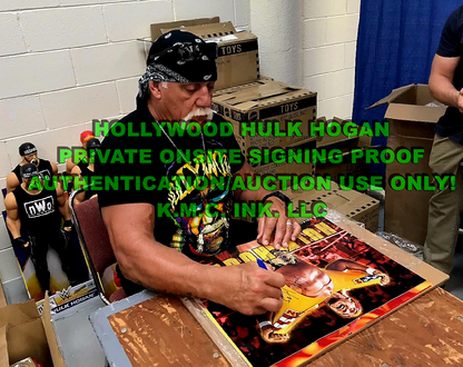 *WWE/WWF HULK HOGAN SIGNED AUTOGRAPHED 16X20 HULKSTER RUNNIN WILD COLLAGE W/ASI HOLO & ONSITE PROOF!*#HULKSTER143