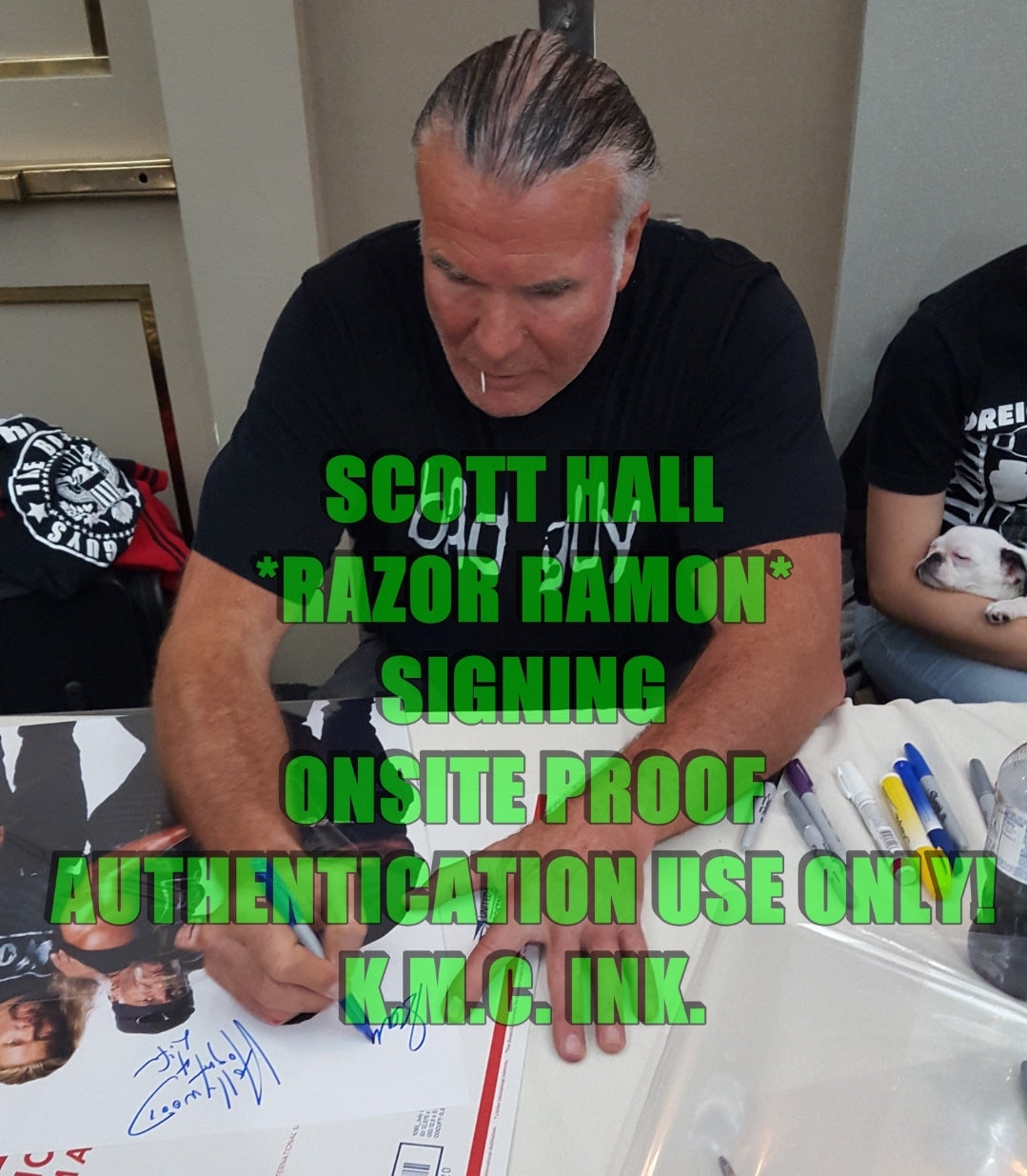 *WWE/WCW NWO HULK HOGAN SCOTT HALL KEVIN NASH NWO 3X SIGNED AUTOGRAPHED 16X20 PSA/DNA & W/ PROOF!* #HOGANNWO165