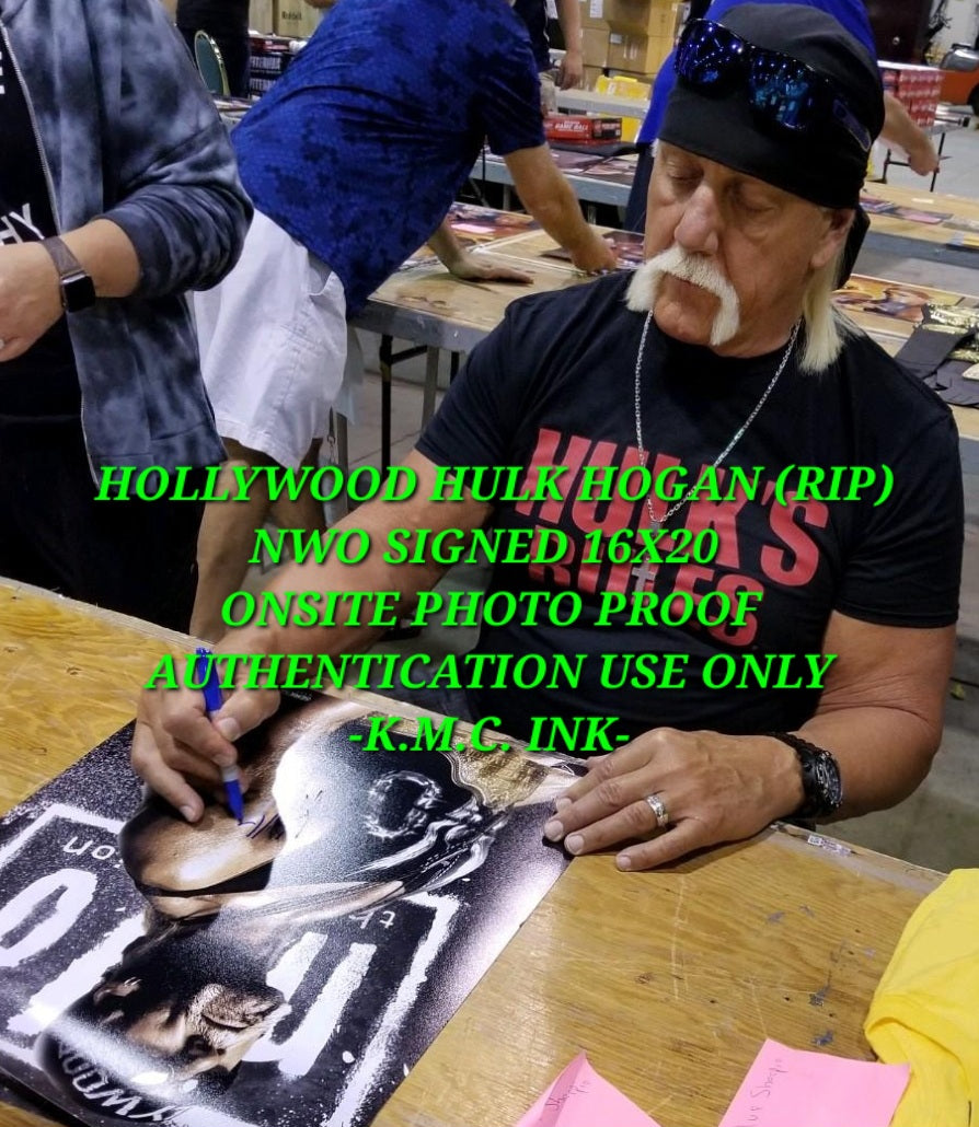 *WWE/WCW NWO HOLLYWOOD HULK HOGAN SIGNED AUTOGRAPHED 16X20 W/ JSA & ONSITE PROOF!* #HOLLYWOODHOGAN161