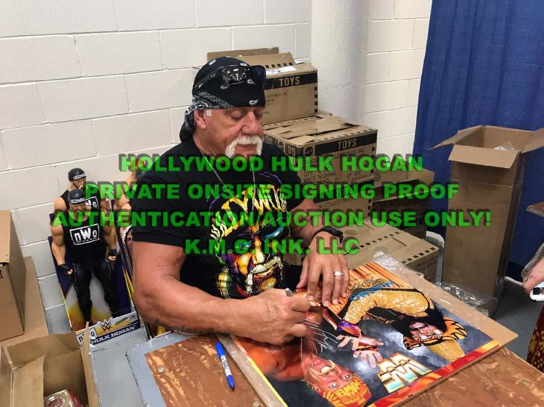 *WWE/WCW HULK HOGAN MEGAPOWERS SIGNED AUTOGRAPHED 16X20 W/ ASI HOLO & PROOF!* #HOGANMEGAPOWERS157