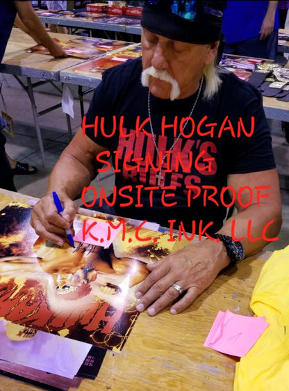 *WWE/WWF HULK HOGAN SIGNED AUTOGRAPHED 16X20 HULKSTER W/JSA & ONSITE PROOF!*#HULKSTER138