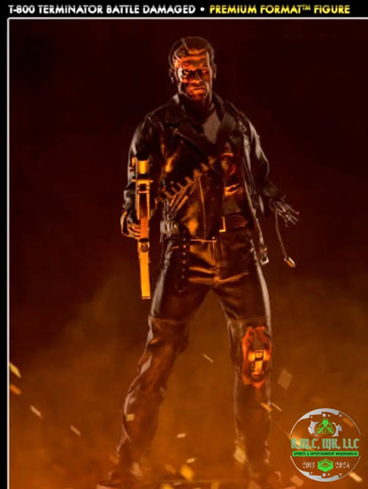 *Arnold Schwarzenegger Signed Autographed T-800 Terminator Battle Damaged T2 Limited Edition