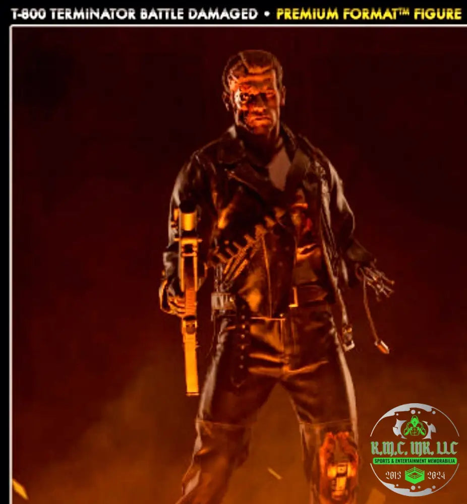 *Arnold Schwarzenegger Signed Autographed T-800 Terminator Battle Damaged T2 Limited Edition