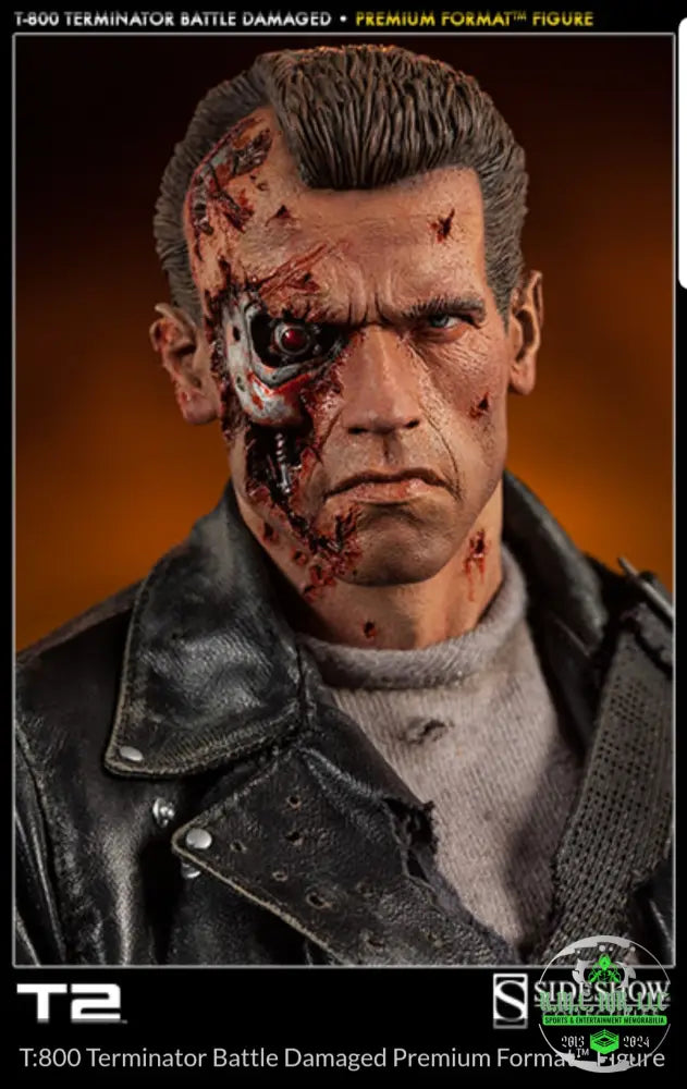 *Arnold Schwarzenegger Signed Autographed T-800 Terminator Battle Damaged T2 Limited Edition