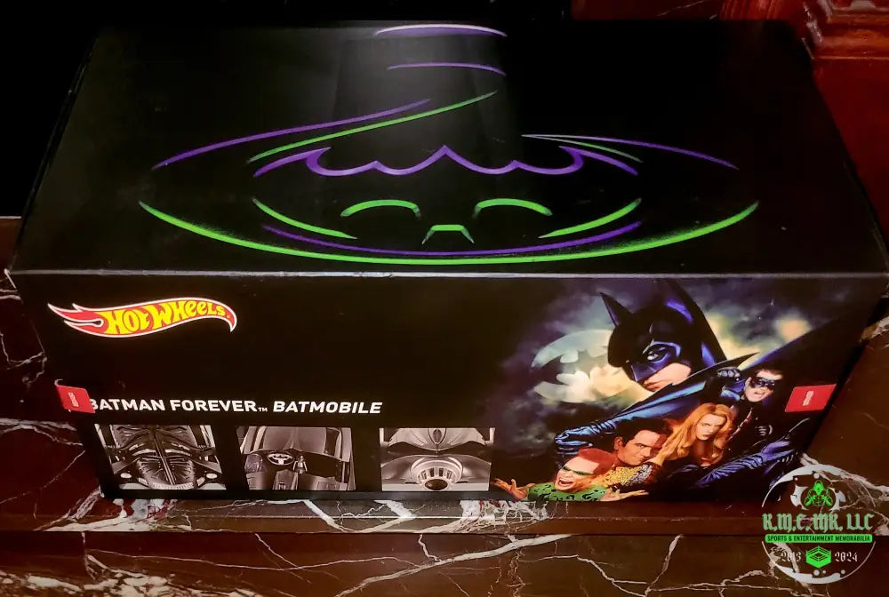 *BATMAN FOREVER VAL KILMER SIGNED AUTOGRAPHED & INSCRIBED ’BATMAN’ 1:18 DIECAST BATMOBILE SIGNATURE EDITION W/ CELEB