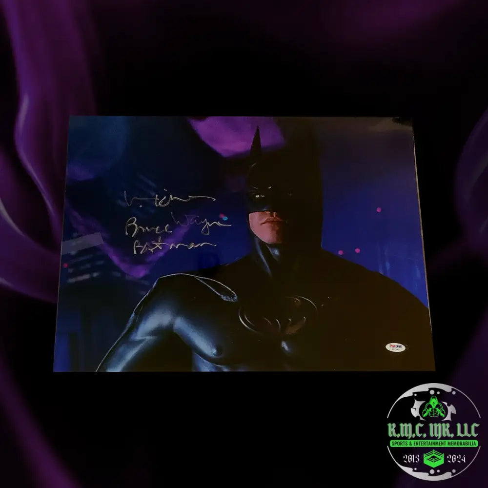 *Batman Forever Val Kilmer Signed Autographed & Inscribed ’Bruce Wayne’ ’Batman’ 16X20