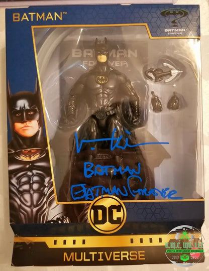 *BATMAN FOREVER VAL KILMER SIGNED DC FIGURE AUTOGRAPHED & INSCRIBED *BATMAN FOREVER* DC MULTIVERSE FIGURE RARE!