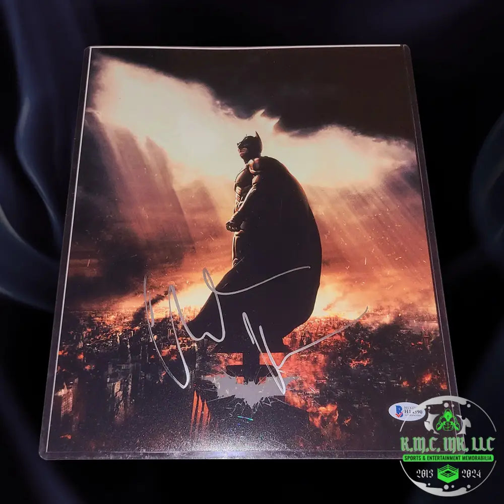 *Christian Bale Batman Begins Signed Autographed 11X14 Collage Photo W/Beckett Bas: #Dkbale230