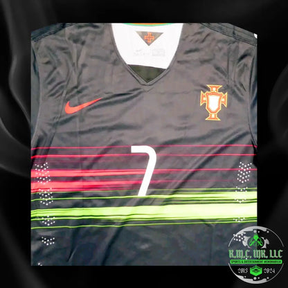 *Fifa Cristiano Ronaldo Cr7 Signed Autographed Fifa Black Portugal Jersey W/ Psa/Dna Holo Cert*