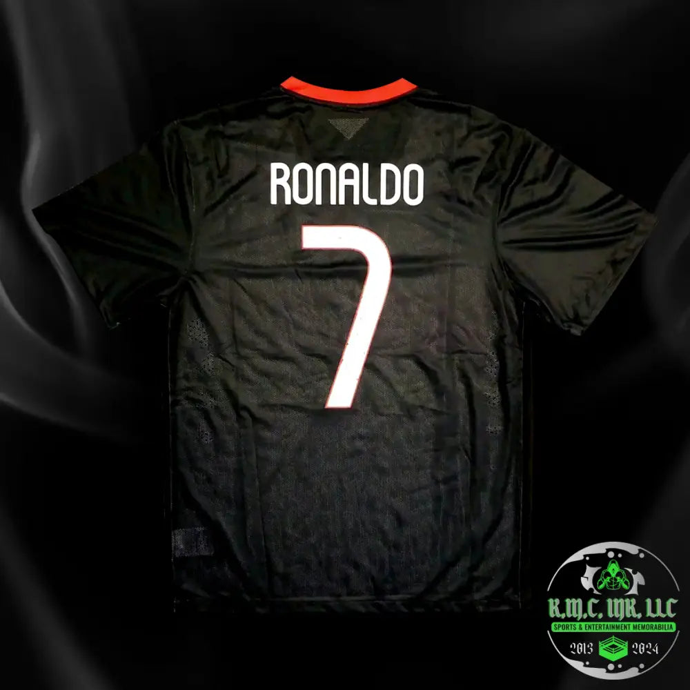 *Fifa Cristiano Ronaldo Cr7 Signed Autographed Fifa Black Portugal Jersey W/ Psa/Dna Holo Cert*