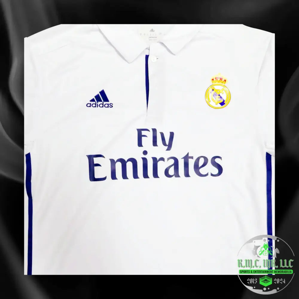 *Fifa Cristiano Ronaldo Cr7 Signed Autographed La Liga Blue & White Jersey W/ Psa/Dna Holo Cert*