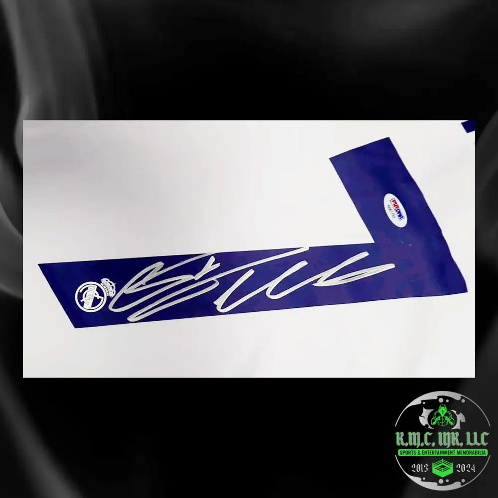 *Fifa Cristiano Ronaldo Cr7 Signed Autographed La Liga Blue & White Jersey W/ Psa/Dna Holo Cert*