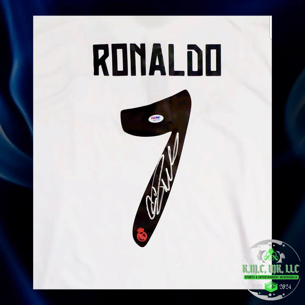 *Fifa Cristiano Ronaldo Cr7 Signed Autographed La Liga Fifa Soccer Jersey W/ Psa/Dna Holo Cert*