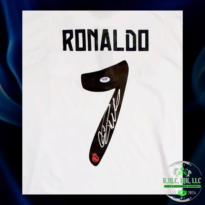 *Fifa Cristiano Ronaldo Cr7 Signed Autographed La Liga Fifa Soccer Jersey W/ Psa/Dna Holo Cert*