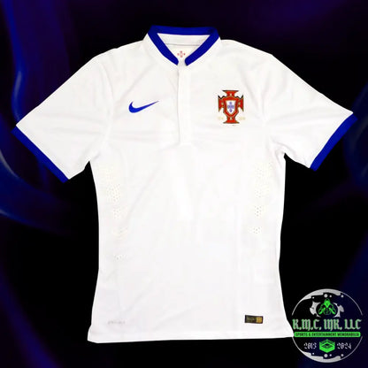 *Fifa Cristiano Ronaldo Cr7 Signed Autographed Fifa White & Blue 1914-2014 Portugal Jersey W/