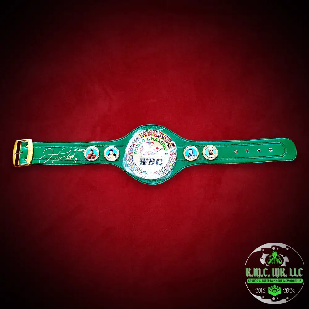 *Floyd Money Mayweather Signed Autographed & Inscribed *Money* Wbc Replica Belt W/Onsite Proof Jsa