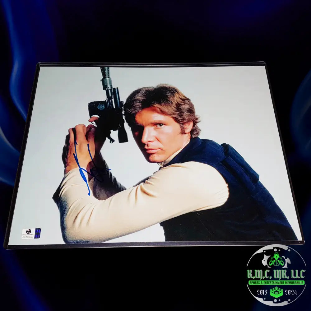*Harrison Ford Star Wars Signed Autographed 11X14 Hans Solo Photo W/Gv Rare*
