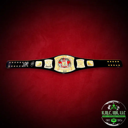 *Wwe Edge & Christian Dual Signed Autographed Rated R Superstar Spinner Belt W/Proof: