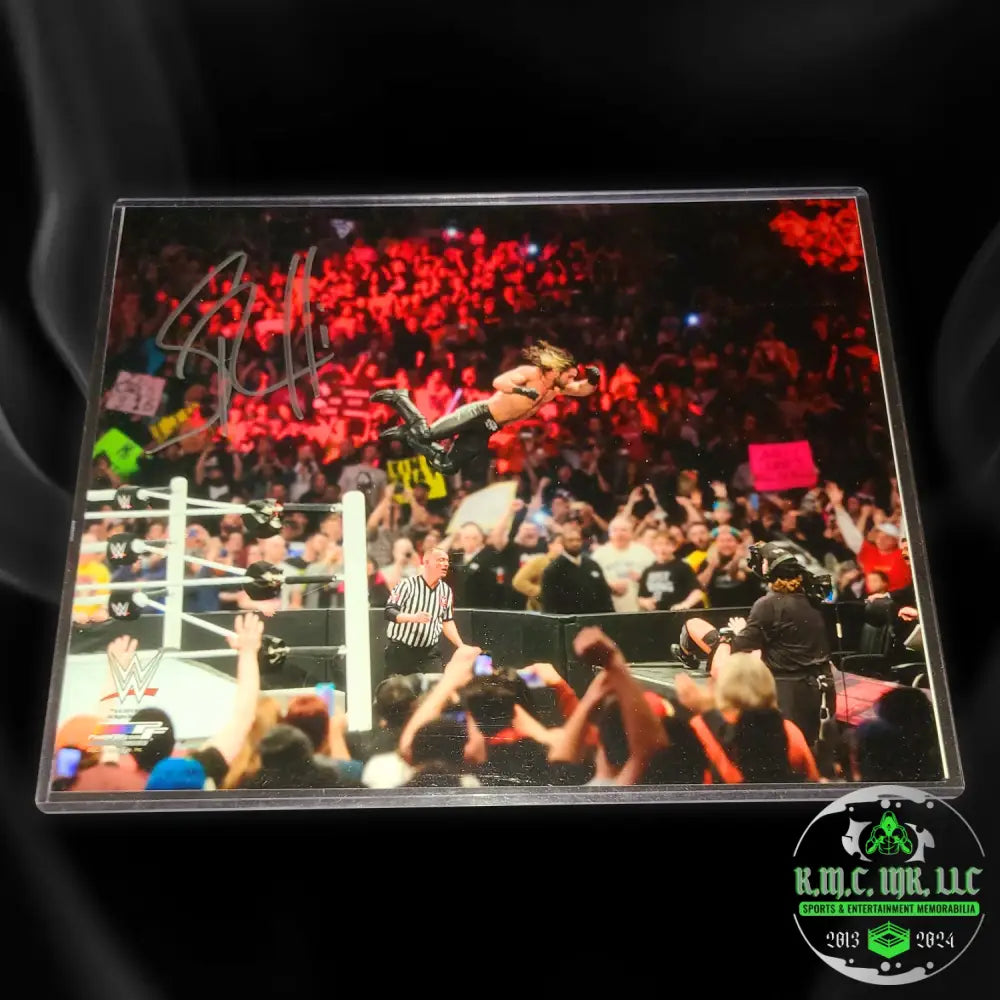 *Wwe Seth Rollins Signed Autographed Elbow Drop 8X10 Photofile* #Rollins175