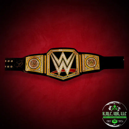 *Wwe Seth Rollins Signed Autographed Wwe World Heavyweight Championship Title Gold Ink W/ Onsite