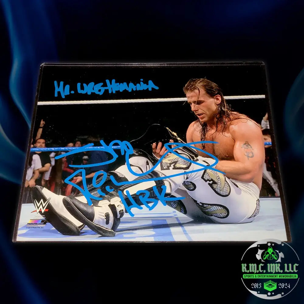 *Wwe Shawn Michaels Hbk Signed Autographed Mania 12 Photofile 8X10 #Hbk124
