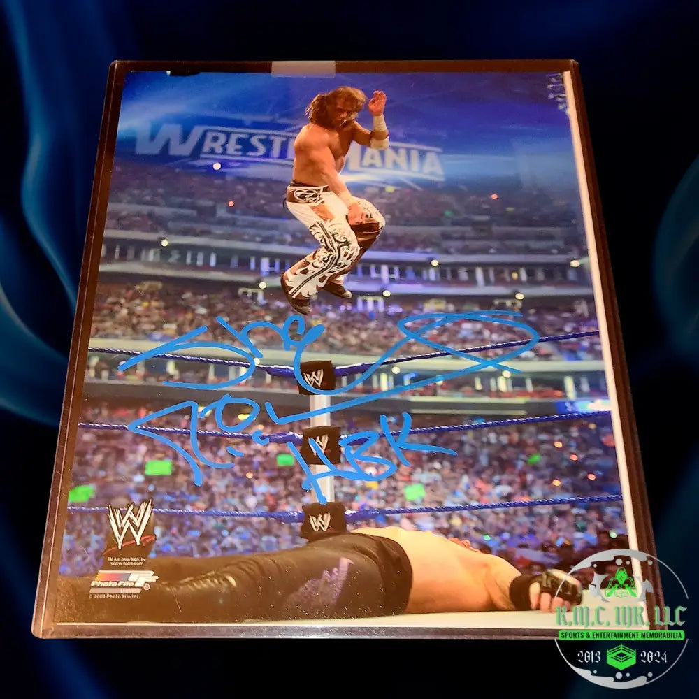 *Wwe Shawn Michaels Hbk Signed Autographed Mania25 Photofile 8X10 #Hbk133