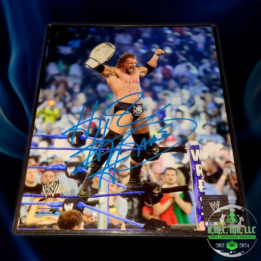 *Wwe Triple H Signed Autographed Champ Photofile 8X10-#Hhh121