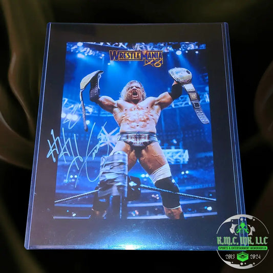 *Wwe Triple Hhh Signed Autographed Mania 18 Collage 11X14 Photo Rare* #Hhh263
