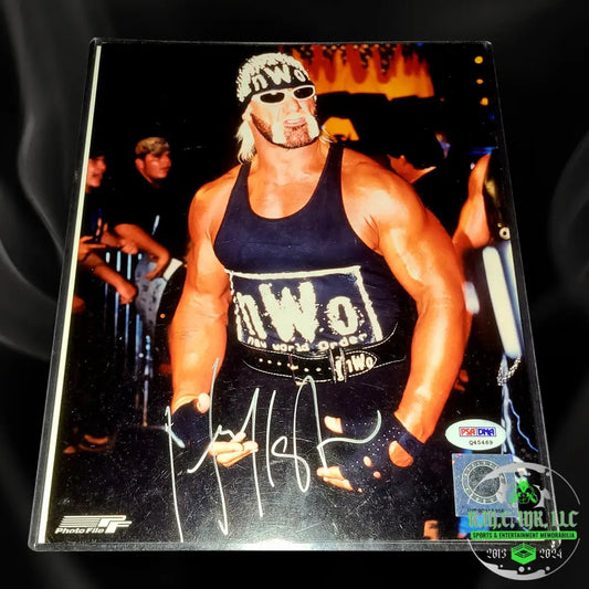 *Wwe/Wcw Hollywood Hulk Hogan Nwo Signed Autographed 8X10 Photofile W/Psa* #Hogan53