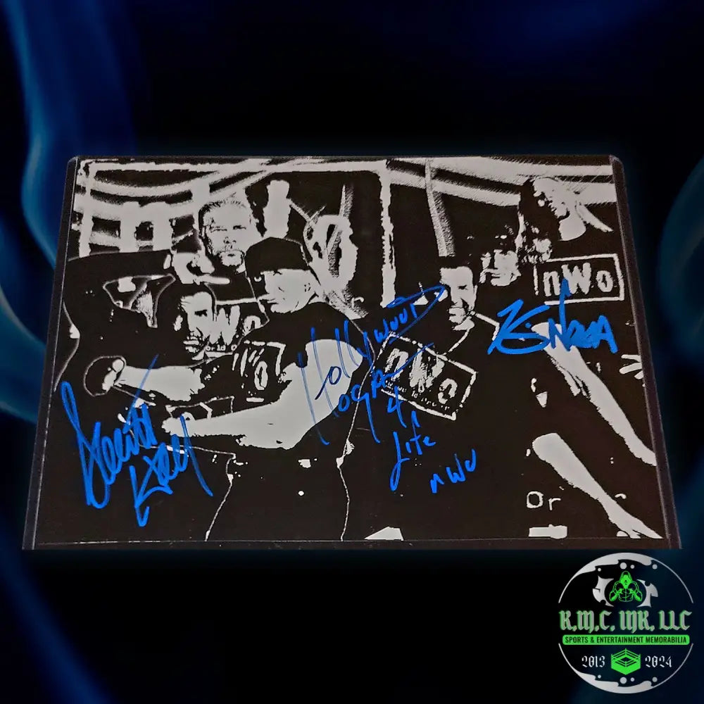 *Wwe/Wcw Nwo Hollywood Hogan Kevin Nash Scott Hall 3X Signed 11X14 Custom Collage* #Nwo267