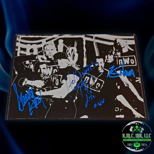 *Wwe/Wcw Nwo Hollywood Hogan Kevin Nash Scott Hall 3X Signed 11X14 Custom Collage* #Nwo267