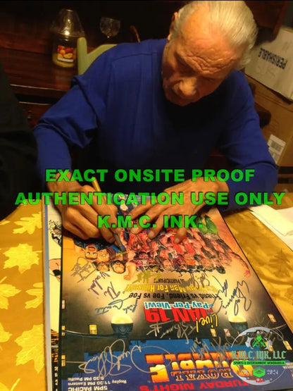 *Wwe/Wwf Royal Rumble 16X20 Custom Poster Signed Autographed By Hulk Hogan/Shawn Michaels Hbk/Bret