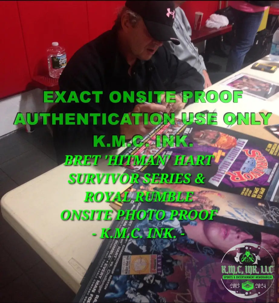 *Wwe/Wwf Survivor Series 16X20 Custom Poster Signed Autographed By Hulk Hogan/Ric Flair/Shawn
