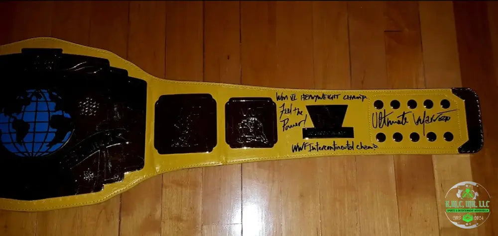 *Wwe/Wwf The Ultimate Warrior Rip Signed Autographed + 7X Inscribed ’Wrestlemania Vi April 1 1990