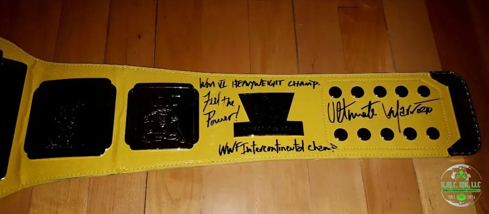 *Wwe/Wwf The Ultimate Warrior Rip Signed Autographed + 7X Inscribed ’Wrestlemania Vi April 1 1990