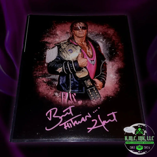 *Wwf/Wwe Bret Hitman Hart Signed Autographed Custom Winged Eagle 11X14 Photo W/ Jsa* #Bret274