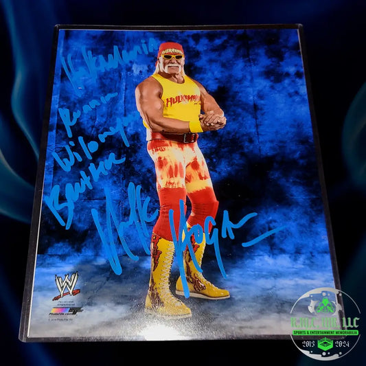 *Wwf/Wwe Hulk Hogan Signed Autographed & Fully Inscribed ’Hulkamania Runnin Wild On You
