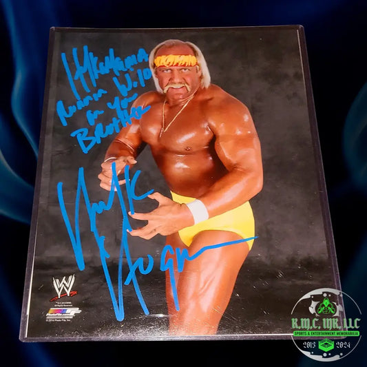*Wwf/Wwe Hulk Hogan Signed Autographed & Fully Inscribed ’Hulkamania Runnin Wild On You