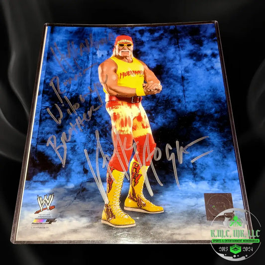 *Wwf/Wwe Hulk Hogan Signed Autographed & Fully Inscribed ’Hulkamania Runnin Wild On You