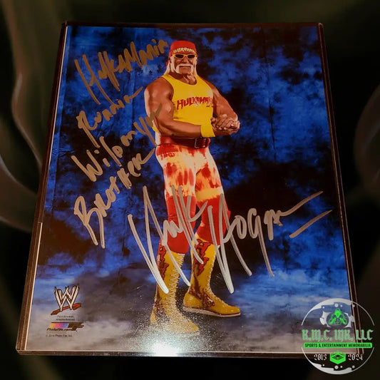 *Wwf/Wwe Hulk Hogan Signed Autographed & Fully Inscribed ’Hulkamania Runnin Wild On You