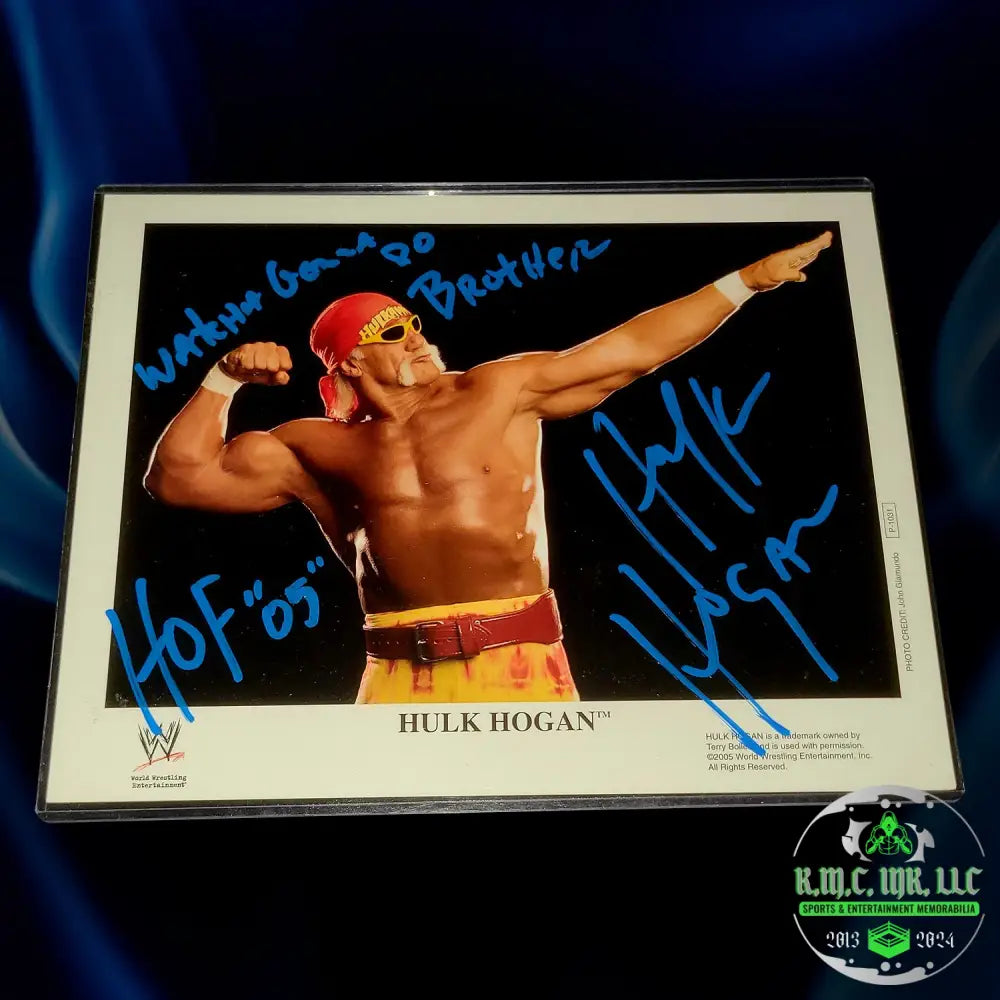 *Wwf/Wwe Hulk Hogan Signed Autographed & Fully Inscribed ’Whatcha Gonna Do Brother!’