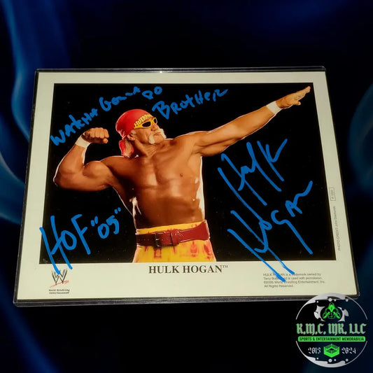 *Wwf/Wwe Hulk Hogan Signed Autographed & Fully Inscribed ’Whatcha Gonna Do Brother!’