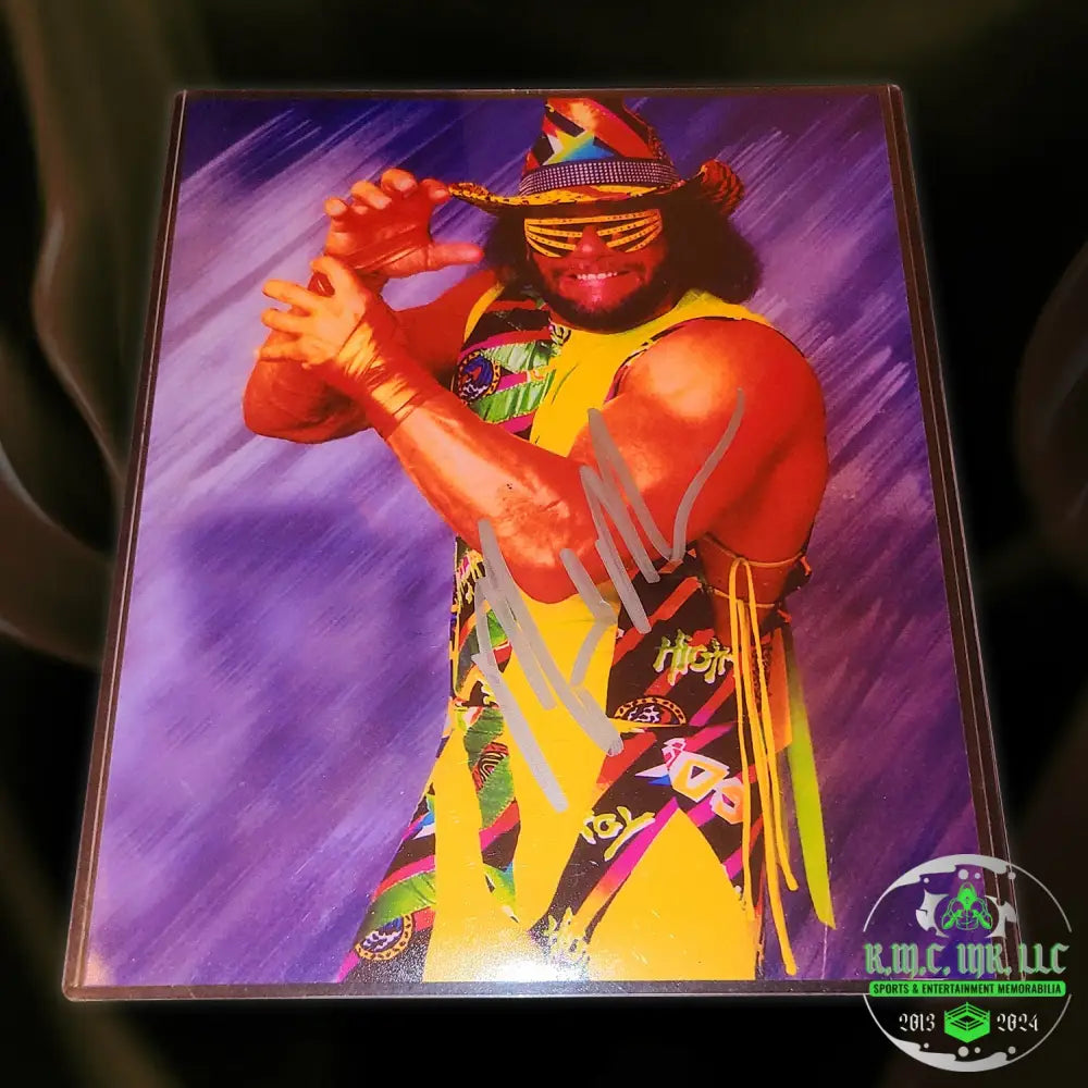 *Wwf/Wwe Macho Man Randy Savage Signed Autographed 8X10 Custom Photo* #Macho156